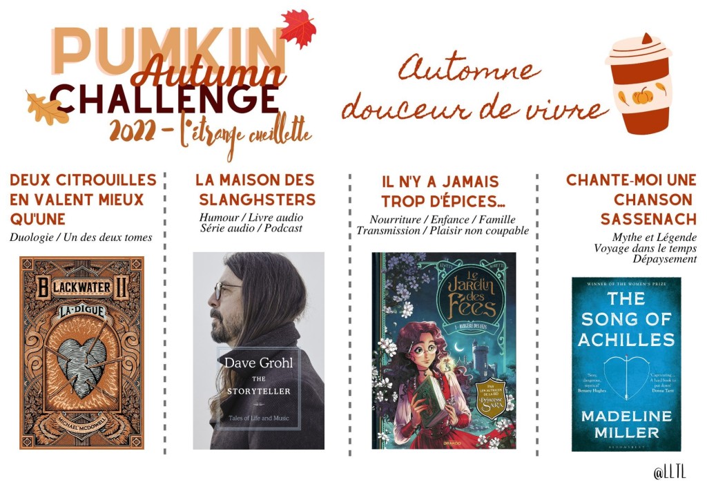 Pumpkin Autumn Challenge 2022 #PALDUPAC Automne douceur de vivre
