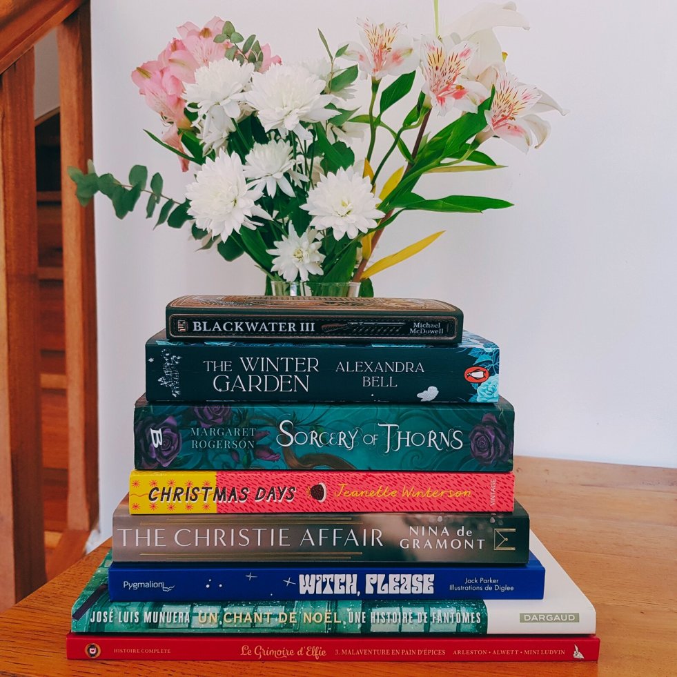 Pile de livres lus dans le cadre du Cold Winter Challenge de l'Enluminée Blog Aujourd'hui je m'aime Les lectures d'Isa Pernot