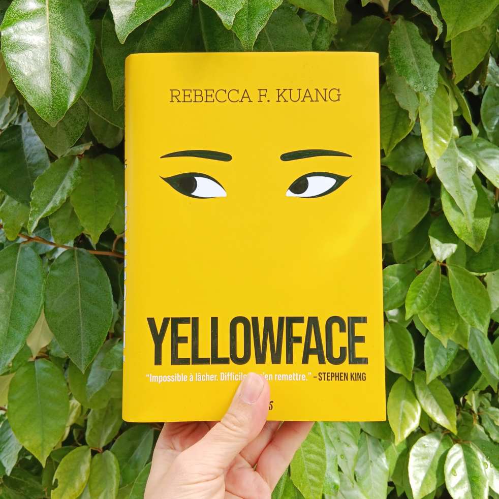 Photo du roman de Rebecca F. Kung Yellowface sur le blog Aujourd'hui je m'aime d'Isa Pernot